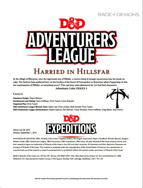 Harried in Hillsfar - Adventurer