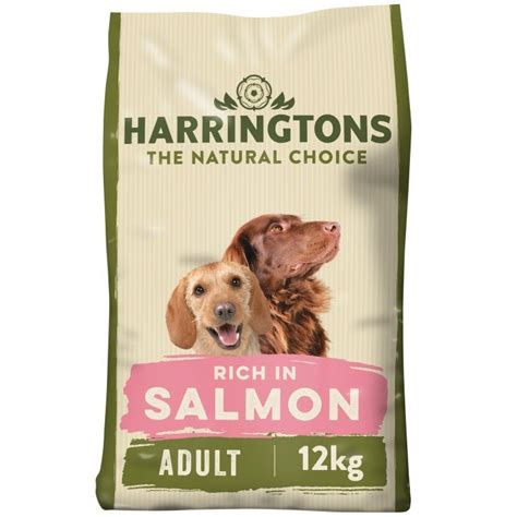 Harringtons. The star of the show in our grain-free Superfoods Salmon dog food is the high-quality salmon, known for being an excellent source of protein and omega-3 fatty acids. This super ingredient promotes healthy skin and a shiny coat while supporting your dog's overall well-being. Combined with sweet potato, a nutrient-packed carbohydrate source, … 