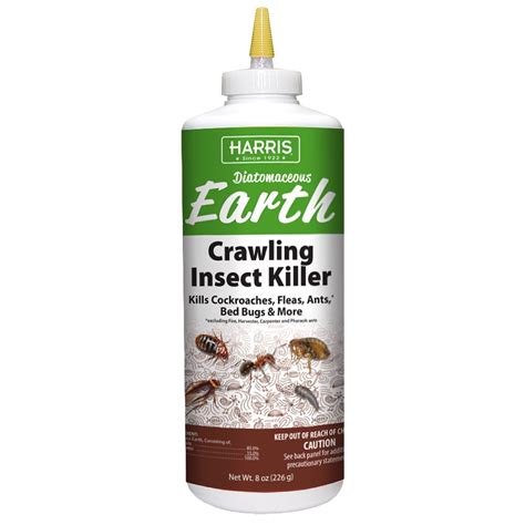 Harris Diatomaceous Earth Crawling Insect Killer, 8oz