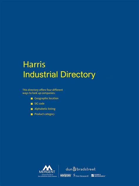 Harris Illinois Industrial Directory PDF Download