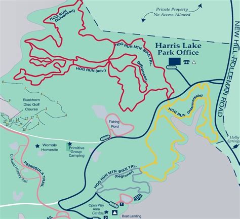 Harris Lake County Park: Hog Run Trail - TriangleMTB.com