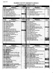 Harris county commissary list. Things To Know About Harris county commissary list. 
