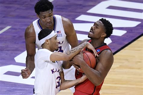Nov 23, 2022 · Harris’ three made it 33-27 Kansas, its largest lead of the game at that point. But the Wolfpack weren’t done yet. NCSU cut it to two before KU answered in the last two minutes of the half. . 