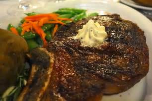 Harris steak. The eponymous Harris steak ($79), a 16-ounce bone-in New York strip, is intense and beefy and served without any sauce to adulterate the experience. Also order a gooey square of scalloped potatoes ... 