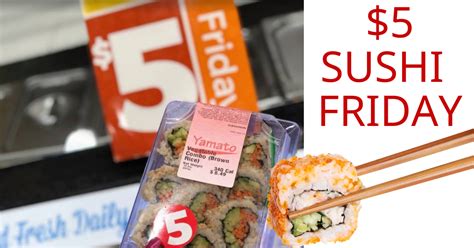Harris teeter $5 sushi. Sushi Friday! https://theharristeeterdeals.com/.../sushi-friday-harris.../. It's Sushi Friday at Harris Teeter! Only $5.00! - The Harris Teeter Deals. It’s Sushi Friday! Harris Teeter now offers Sushi entrees for just $5.00 on Fridays at most stores! Sushi Entrees (normally priced $5.99 - $8.99) - $5.00Select All | Un-Select All Share Now! 