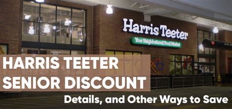 Harris teeter senior discount. Who do I contact for any issues or questions about Harris Teeter gift cards? You can contact Customer Relations Gift Services, 1-800-432-6111 or online at our Contact Us page. Are there any restrictions on items that can be purchased with gift cards? 