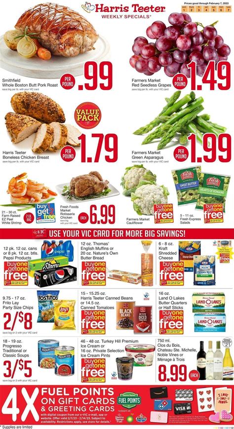 Weekly Ad. 2 days left. View Deals! This Harris Teeter shop has the following opening hours: Monday 9:00 - 21:00, Tuesday 9:00 - 21:00, Wednesday 9:00 - 21:00, Thursday 9:00 - 21:00, Friday 9:00 - 21:00, Saturday 9:00 - 19:00, Sunday 10:00 - 18:00. There is currently one catalogue available in this Harris Teeter shop. Browse the latest Harris ...