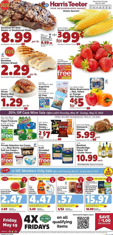 Harris teeter weekly ad near me. May 2, 2024. Check out the current Harris Teeter weekly sale, valid May 01 – May 07, 2024. Browse weekly specials online and find new offers every week for … 