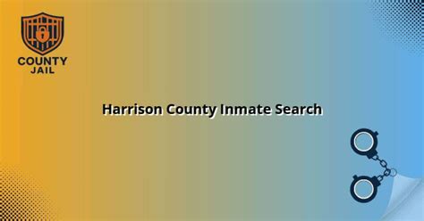 Harrison county inmate search. gov.  For Harrison County Detention Center Inmate...