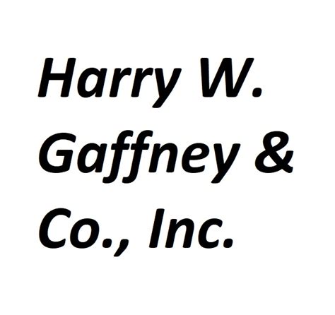 Harry Gaffney Co. - Panjiva