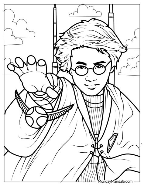 Harry Potter Coloring Pages To Prin