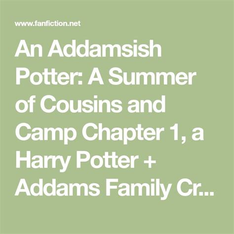 Harry Potter and Addams Family Crossover FanFiction