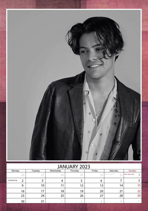 Harry Styles Calendar 2023