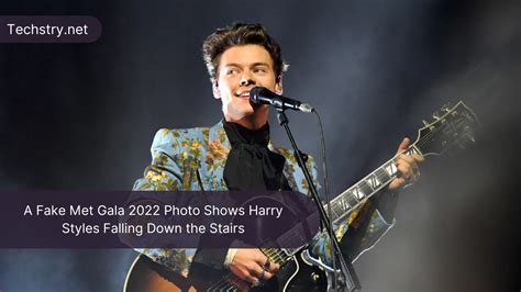 Harry Styles falls down stairs in fake Met Gala 2024 pic …