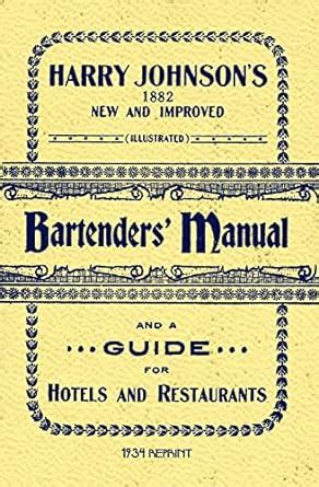 Harry johnson bartenders manual 1934 reprint. - Reallexikon der assyriologie und vorderasiatischen archaologie.