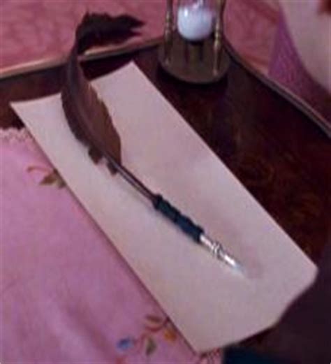 Harry potter blood quill. Members of the wizarding community use quill pens and parchment for writing rather than modern Muggle pens and paper. Various birds' feathers may be used to create such quill pens, including magical birds. In addition, specific kinds of quills may have spells placed on them, such as to prevent cheating during examns ( PS16) or to automatically ... 