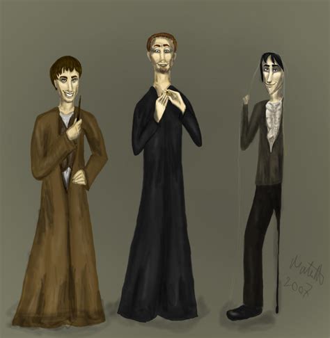 Samhain is the first Day of the Dead after all." Therein ensues a lot of mocking laughter, jokes about how they'll find the Elder Wand and be undefeatable. Tom just raises an eyebrow at Nott, who quietly says "The Deathly Hallows are a myth, its said Death gave the three Peverell Brothers a gift each.