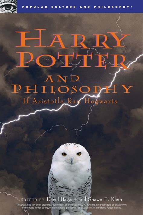 Read Harry Potter And Philosophy If Aristotle Ran Hogwarts By David Baggett