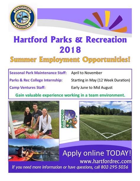 Hartford Parks Recreation Jobs, Employment Indeed.com