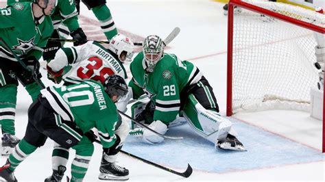 Hartman goal in 2nd OT gives Wild 3-2 win over Stars in G1