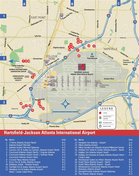 Hartsfield jackson airport location. In 2003, it was further renamed Hartsfield-Jackson Atlanta International Airport to honor former Atlanta mayor Maynard H. Jackson Jr. 7. Busiest Airport in the World: Hartsfield-Jackson Atlanta International Airport has consistently held the title of the busiest airport in the world regarding passenger traffic. It handles millions of passengers ... 