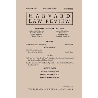 Harvard Law Review Volume 129 Number 2 December 2015