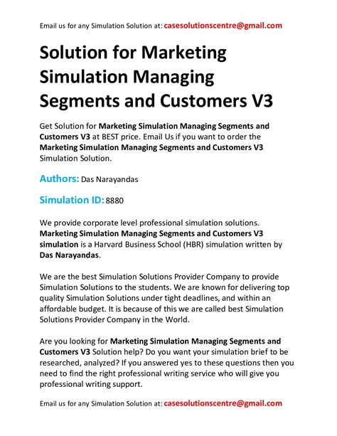Harvard business school marketing simulation help guide. - Century 21 accounting studyguide answer key.