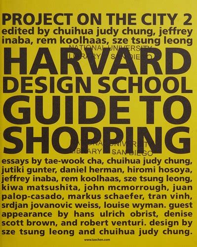 Harvard design school guide to shopping by chuihua judy chung. - Manuale di servizio e riparazione per citroen nemo.