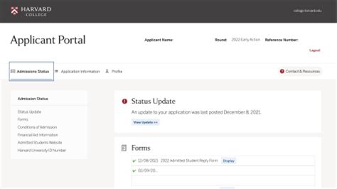Harvard portal admissions. The HarvardKey system, and the systems, data, and other resources that require HarvardKey authentication for access, are only for legitimate Harvard University users. Use may be monitored, and improper use of the HarvardKey system or those resources may result in disciplinary action and civil and criminal charges. 
