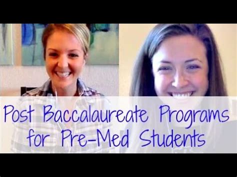 Pre-Med Studies. If you are a college graduate who wishes to be a competitive applicant to medical schools and other professional programs, consider our post-bac pre-med studies certificate program. You can choose from two options. The core studies option is for you if you are a career changer needing two years of core studies in the sciences.