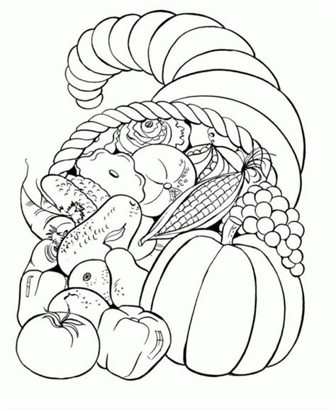 Harvest Coloring Sheets