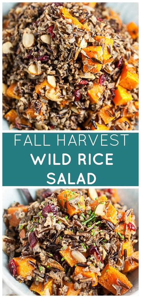 Harvest Wild Rice Salad with Butternut Squash The Rustic Foodie®