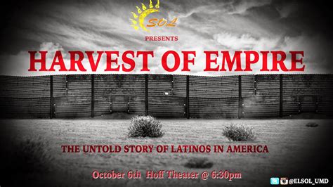  Harvest of Empire is based on the ground-breaking book by award-winning journalist and Democracy Now! co-host Juan González. ... Harvest of Empire is a gripping documentary that reveals the ... . 