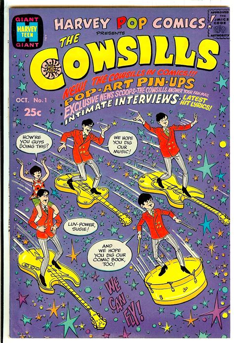 Harvey Pop Comics #1 - The Cowsills (Issue) - Comic Vine