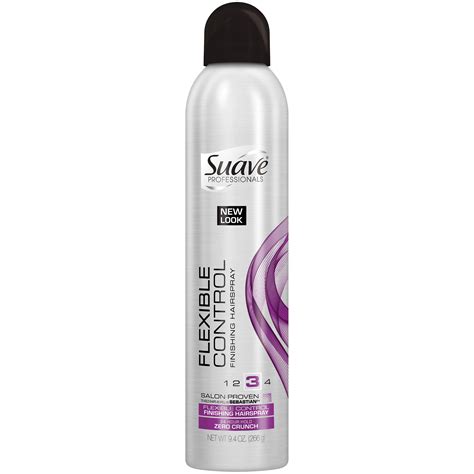 Has suave hairspray been discontinued. Product Details. Suave Max Hold Unscented Non-Aerosol Hair Spray has a vitamin and protein enriched formula to help you achieve your chosen style. Whether your hair is oily, damaged, dry, curly, or straight- this product is suitable for all hair types! This Suave hairspray has been made specially to ensure your style is never stiff or sticky. 