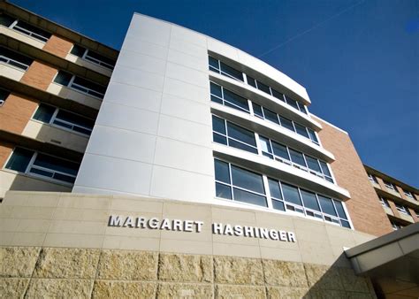 Hashinger residence hall. Located atop Daisy Hill, Hashinger Hall houses 370 coed residents. It is just across from the Daisy Hill Commons and next door to Mrs. E's Dining Center. Hashinger features a … 