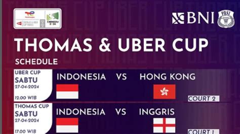 Hasil Drawing Fase Grup Thomas & Uber Cup 2024, Indonesia Hadapi Lawan …