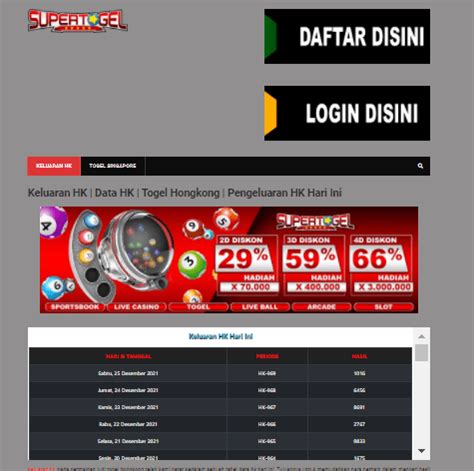 Hasil hk tercepat 【Dibarui】