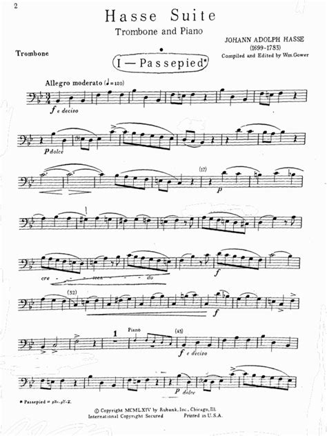 Hasse Suite - Trombone Part PDF - Scribd