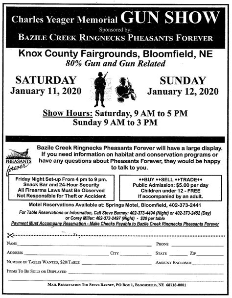 Hastings Military Gun Show Details. This show has not been reviewed yet. Dates: September 17, 2022 through September 18, 2022. Hours: Sat 9:00am - 5:00pm, Sun 9:00am - 3:00pm. Admission: $8.00 - Children 12 and under free. Discount Coupon on Promoter's Website: no.. 
