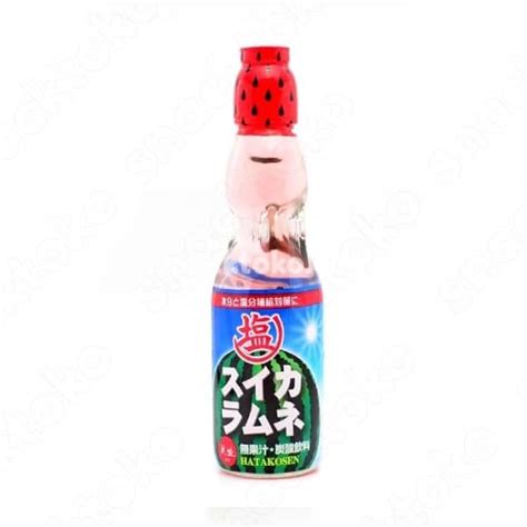 Hatakosen Ramune Salt Watermelon 200 mL (30 Pack)