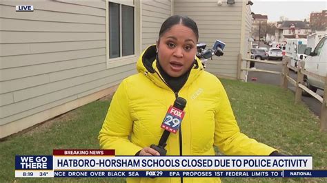 FOX 29 is live on the scene after all schools in Hatboro-Horsham were shut down Wednesday morning for an increase in police activity. Posted March 15, 2023 8:23am EDT Share. 