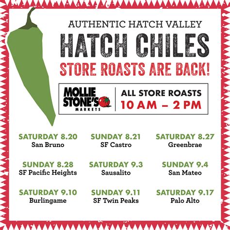Hatch chile season: Mollie Stone’s markets mark 10th year of roasting events, deli menu