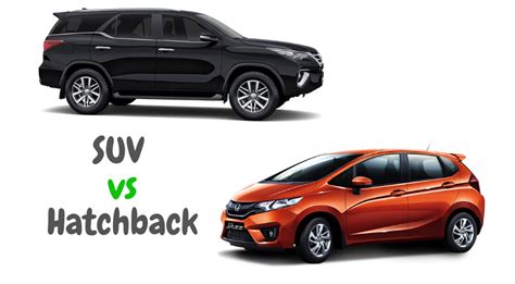 Hatchback vs suv. Sep 1, 2016 ... From SUV to MPV, and from hatchback to saloon, the car market is full of choices ... These are usually based on a saloon or hatchback ... What is an ... 