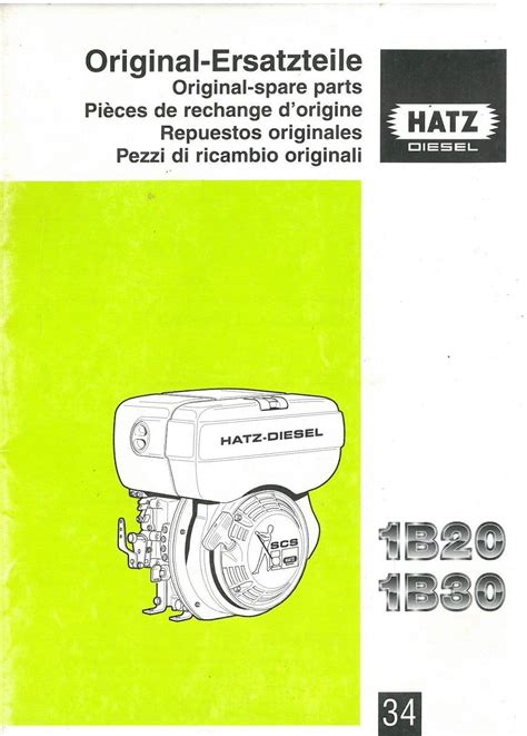 Hatz 1b20 and 1b30 parts manual. - Agujeros guía de estudio y libro de trabajo del estudiante.