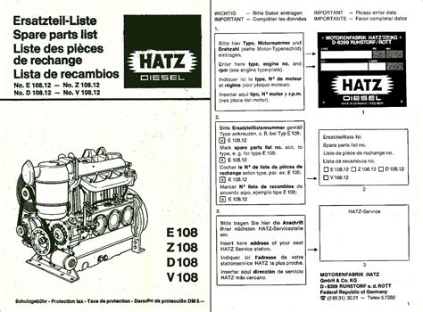 Hatz diesel engine e108 z108 d108 v108 service parts catalogue manual. - Kenwood chef a901 service manual download.