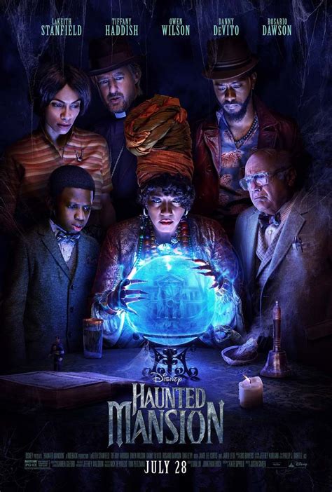 Haunted Mansion (2023) Description. A single mom named Gabbie hires a tour guide, a psychic, a priest and a historian to help exorcise her newly bought mansion after …. 