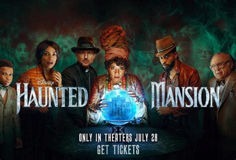 Tonight, get ready for a "grim-grinning good time." See Disney's #HauntedMansion only in theaters. Get tickets now: www.fandango.com/hauntedmansion