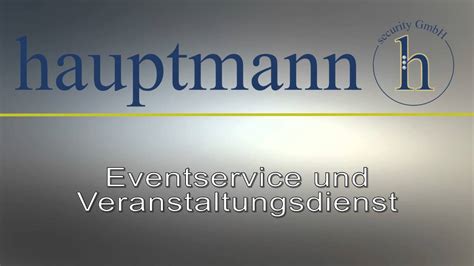 Hauptmann Security GmbH - YouTube