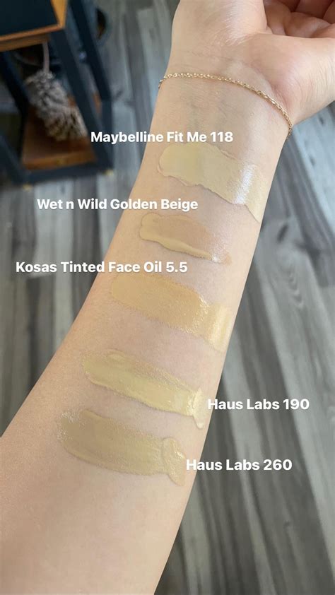 Haus labs foundation swatches. Medium Level 7. Haus Labs Medium Level 7 Power Sculpt Velvet Bronzer ($38.00 for 0.3 oz.) is a medium-dark brown with more muted, warm undertones and a satin finish that didn’t have any visible shimmer when applied and diffused on my skin. Opaque coverage, easy to dial down with lighter hand. Smooth, velvety texture; dense but not … 